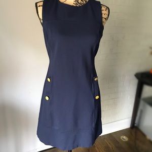 Vince Camuto Navy Sailor Dress